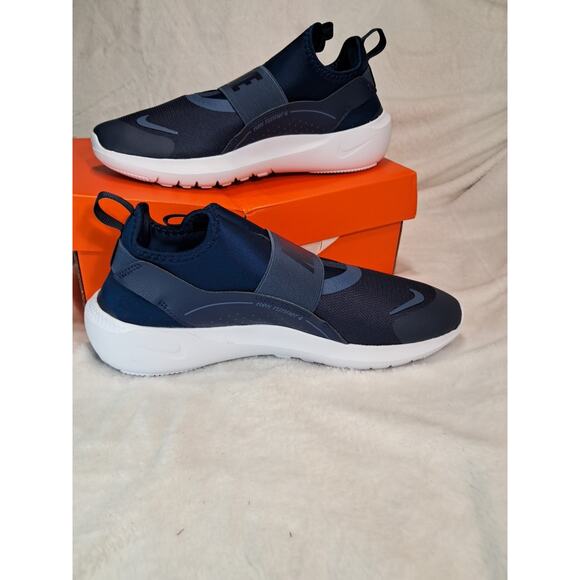 Nike Flex Runner 4 Big Kids' Running Shoes (Midnight N) Size 7 - Picture 4 of 7